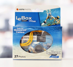 Agfa Le Box Ocean 35mm camera with film